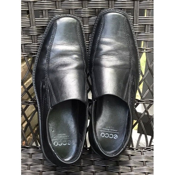 ECCO Men New Jersey Slip On loafers leather Black 43 Us 9 9.5 Shoes Dress main image 4
